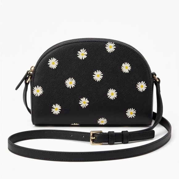 Kate Spade Perry Daisy Blooms Small Dome Crossbody Bag - Excellent Condition - Picture 3 of 4